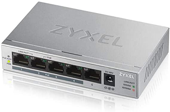 Zyxel GS1005HP 5-Ports Unmanaged PoE Switch