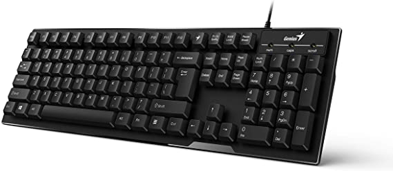 Genius KB-102 Smart USB Keyboard, Black