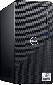 2021 Newest Dell Inspiron 3880 Desktop Computer, 10th Intel Quad-Core i5-10400 Processor, 16GB DDR4 RAM, 256GB PCIe SSD + 1TB HDD, WiFi, VGA, HDMI, Bluetooth, Windows 10 Home, Black (Latest Model)