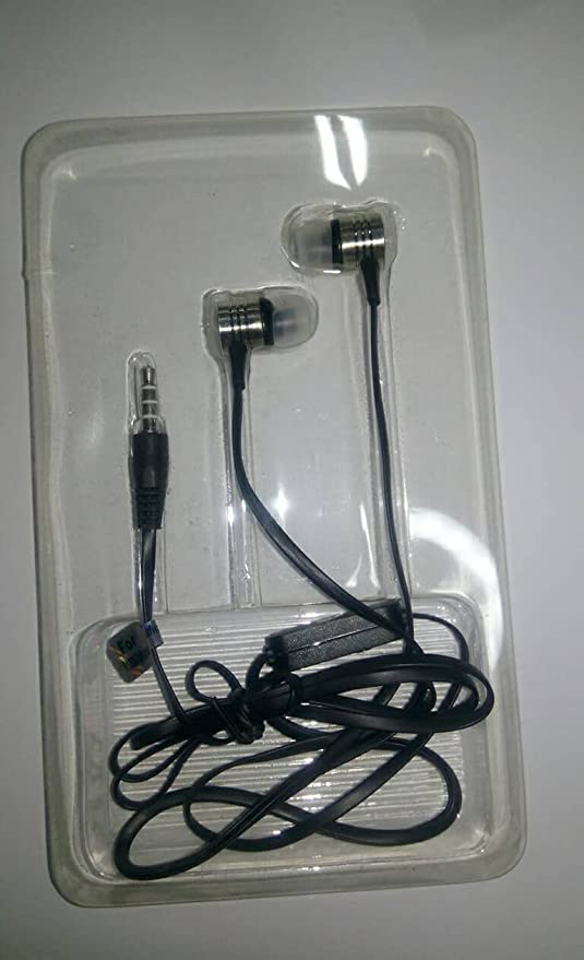 3.5mm Earphones Plug In-ear Stereo Earpiece with Mic Hands-free