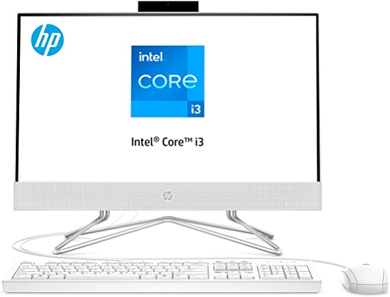 HP All-in-One 22-df1004ne Bundle PC, 21.5"FHD, 11th Gen. Intel® Core™ i3 processor, 4GB RAM, 256GB SSD, Intel® UHD Graphics, Windows 10,White - 3B4Y5EA