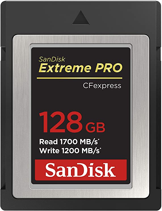 SanDisk Extreme PRO Cfexpress Card Type B, 128GB, Up To 1700MB/S, for RAW 4K Video