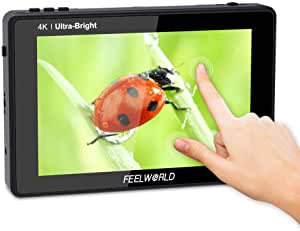 FEELWORLD LUT7 7 Inch DSLR Camera Field MonitFeelWorld LUT7 7" 3D LUT 4K HDMI Monitor or Video Monitor 3D LUT Touchscreen FHD Resolution with 4K HDMI Input Output Waveform Vectorscope Histogram