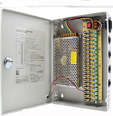 WOVO 18CHaNNEL DC12V/30a DC Power Supply Distribution Box CCTV Security Surveillance Camera
