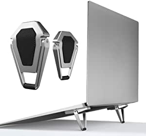 G. Medalis Laptop Stand,portable and Compact Zinc Alloy Computer Riser,ergonomic Laptops Elevator for Desk,laptop Riser Compatible with Macbook/air/pro/dell Xps/samsung/alienware All Laptops