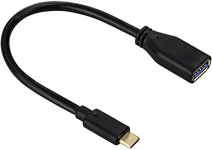 HAMA USB-C Cable, USB 3.1 Gen 1, USB-C Plug – USB-A socket, 5 Gbit/s, 0.15m