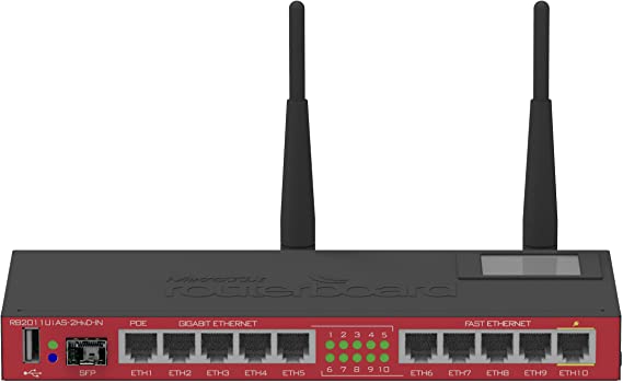 MIKROTIK - WIRELESS FOR HOME AND OFFICE - RB2011UiAS-2HnD-IN