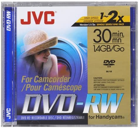 JVC VDW14DU Mini DVD-RW Camcorder Disc (Discontinued by Manufacturer)