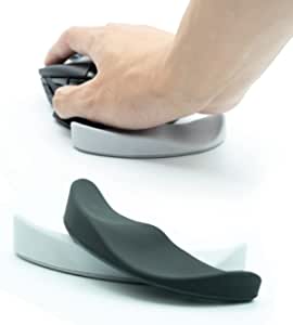 Reloot Glider v2 - Ergonomic Gliding Palm Rest, Soft Cooling Material, Sliding Wrist Pad That Moves with Your Mouse, Physician Designed for Carpal Tunnel Syndrome, Lightweight Wrist Rest (Gray)