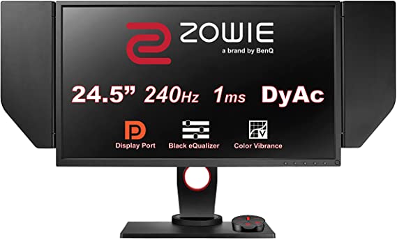 BenQ ZOWIE XL2546 24.5 Inch 240Hz Gaming Monitor | 1080P 1ms | Dynamic Accuracy & Black eQualizer for Competitive Edge | S-Switch for custom Display Profiles | Shield