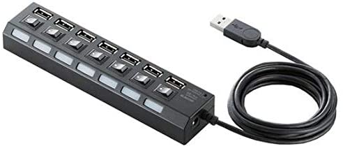 7-port Usb 2.0 Hi-speed Hub (black) yuturoaa61151