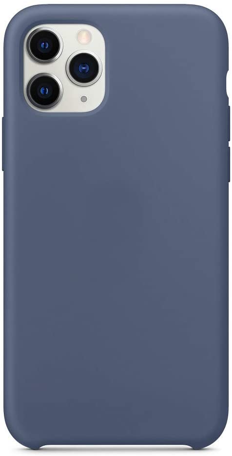 XHJDSFGL Silicone Case Compatible with iPhone 11 Pro Max Silicone Case Phone Protective Cover for iPhone 11 Pro Max (Alaskan Blue)