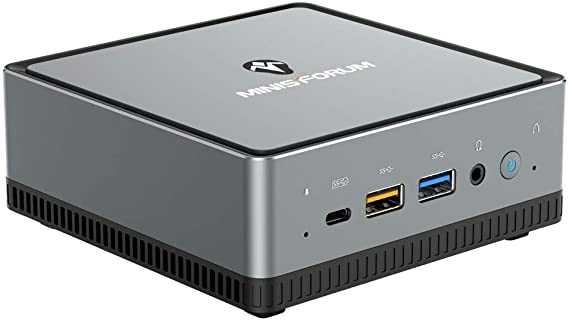 MINISFORUM UM250 Ryzen Mini PC; AMD Ryzen 5 Pro 2500U; Vega 6 Graphics; 512GB M.2 NGFF SSD; 16GB DDR4 RAM; Triple Display Support; Dual Gigabit Ethernet + WiFi6 [UM250-16-512]