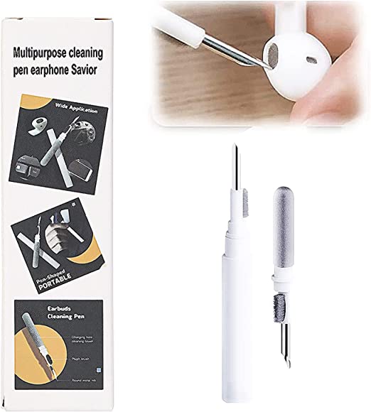 Bluetooth Earphones Cleaning Tools, Portable Cleaning Pen for Airpods,3-1 Multi-Function Cleaning Pen Soft Brush for Bluetooth Earphones Box