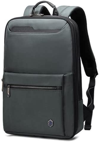 B00410 15.6-Inch Laptop Travel Large Capacity Business Waterproof USB Outport Backpack Bag - Gray