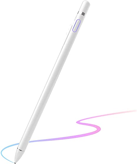 Active Capacitive Stylus Pen for Smartphones Tablets Touch Screen, Digital Pen Fine Point Stylus Pen Compatible with iPad, Apple, Xiaomi, Oppo, Huawei, VIVO, Tablet Phone
