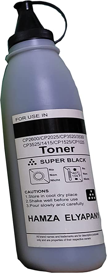 Color Toner Powder for All HP Color Printers, like CP2600, CP2025, CP3520, CP3530, CP3525, CP1415, CP1525, CP1025 one COLOR K,C,M,Y (Magenta)