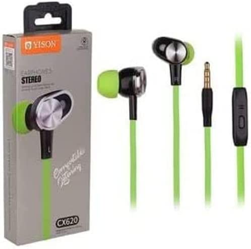 Set Of 2 Celebrat Cx620 Wired Headphones - Green