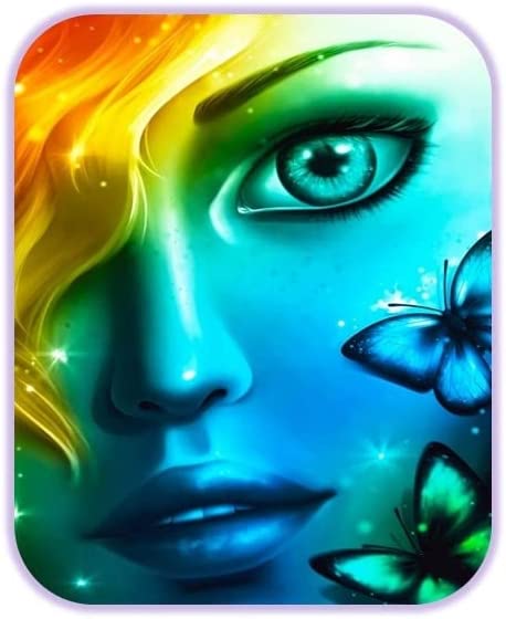 Creative Handcraft Mouse Pad from Creative Handcraft - Pure Rubber Mousepad - beautiful girl