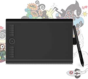 GAOMOM M10K PRO 10'' Android Supported Graphic Art Tablet with Tilt Supported 8192 Levels Battery-free Stylus and 10 Hot Keys,Radial Function Supported