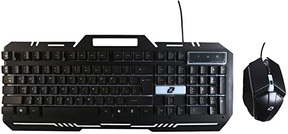 Keyboard+Mouse Compo Zero Metal Light ZR6806