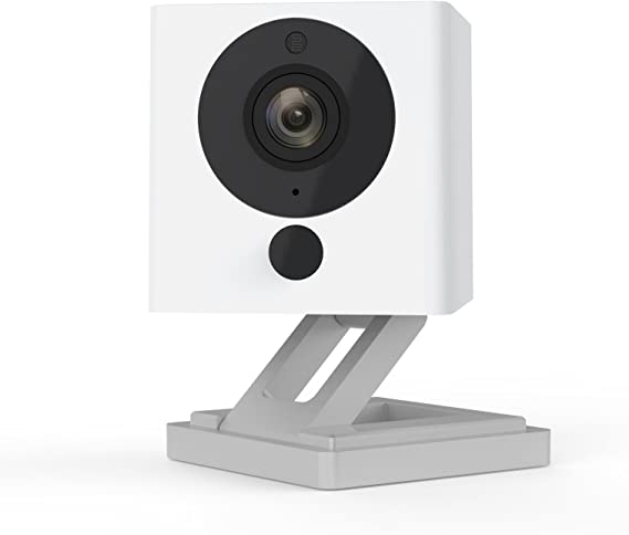 Wyze Cam 1080p HD Indoor Smart Home Camera with Night Vision, 2-Way Audio, Compatible with Alexa & the Google Assistant, White, 1-Pack