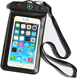 Waterproof Pouch Universal Phone Dry Bag iPhone Case with Lanyard for Swimming, Beach, Kayak, Yacht, Surfing, Fishing, Hiking, Travel Essential Necessary