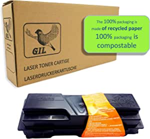 TK1140 TK-1140 Toner Compatible with Kyocera FS1035MFP FS1135MFP Kyocera ECOSYS M2535dn Olivetti d-Copia 3503MF/3504MF Utax CD 5135 HC CD 5135 UHC 6135 11010 BLACK 7 BLACK .200 Pages GIL