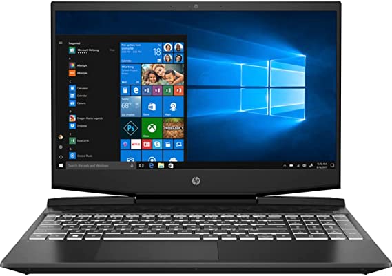 HP Pavilion Gaming Laptop 15-dk2085ne - 11th Intel Core i5-11300H 6-Cores, 8GB RAM, 1TB HDD + 256GB SSD, NVIDIA GeForce GTX 1650 4GB GDDR6 Graphics, 15.6" FHD (1920 x 1080) IPS 144 Hz, Dos - black