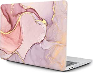 OneGET MacBook Pro 13 Inch Case with Touch Bar Laptop Case 2020 A2338 M1 A2251 A2289 MacBook Pro Cover for MacBook Pro 13 Inches Hard Shell Marble(RS-911, 2020 A2289/A2251 Newest Pro 13'')