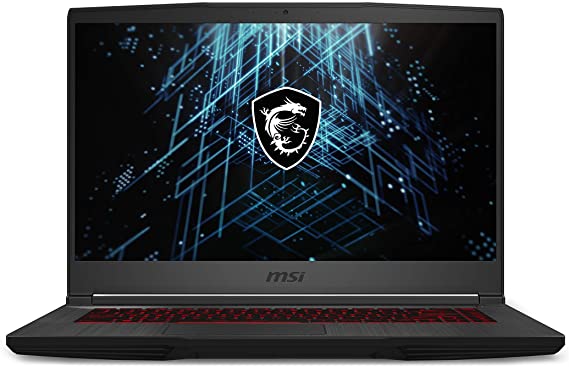 MSI GF65 Gaming Laptop: 15.6" 144Hz FHD 1080p, Intel Core i7-10750H 6 Core, NVIDIA GeForce RTX 3060, 16GB, 512GB NVMe SSD, WiFi 6, Red Keyboard, Win 10, Black (10UE-047)