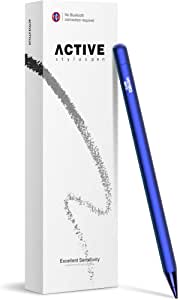 iPad Pen, iPhone Pen, Rechargeable Stylus Pen for All iPhone and iPad. 1.4mm Fine Tip for Drawing and Writing (Navy Blue)