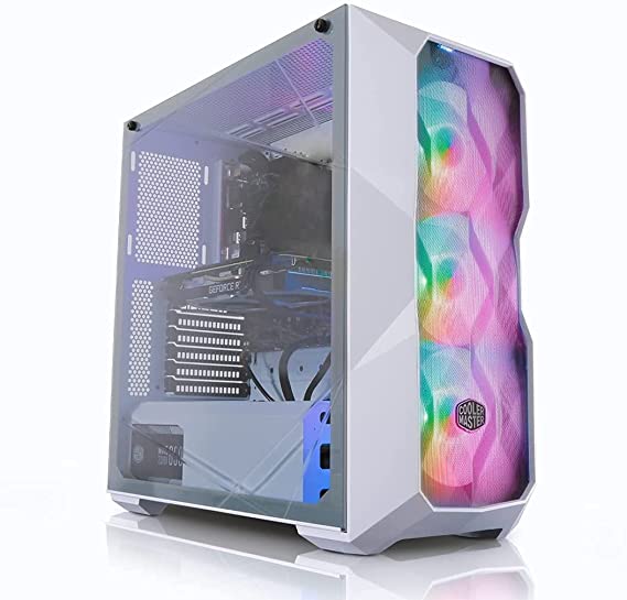 ADMI Gaming PC: AMD Ryzen 5 5600X 4.6GHz, ASUS B550M-K, ASUS RTX 3060 DUAL, 16GB 3000MHz DDR4, 240GB SSD & 2TB HDD, RGB Case, Windows 10 - With ASUS TUF K1 keyboard & TUF M3 RGB Mouse