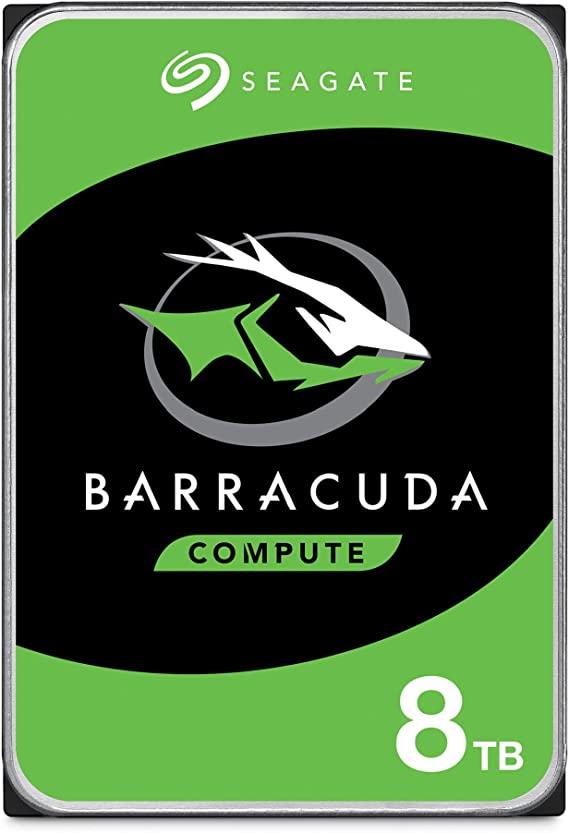 Seagate BarraCuda 8TB Internal Hard Drive HDD – 3.5 Inch SATA 6 Gb/s 5400 RPM 256MB Cache for Computer Desktop PC – Amazon Exclusive - Frustration Free Packaging (ST8000DMZ04)