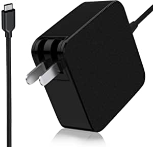 45W Type-C Power Adapter Compatible with HP USB C Laptop Charger for Chromebook 14 11 X360 Spectre Envy Elite x2 USB-C Computer Charger Cord