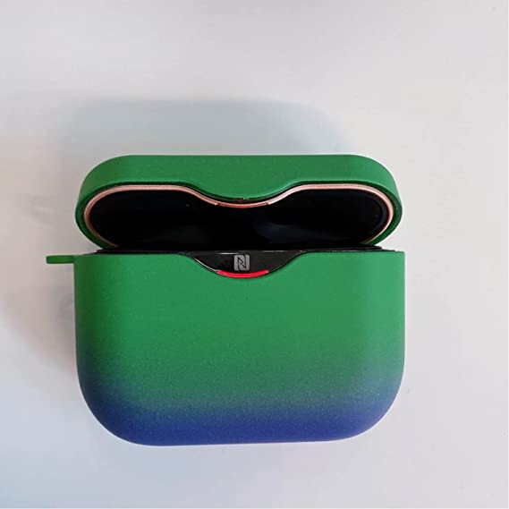 Suitable for Sony WF-1000XM3 bluetooth headset Protective Hard Case - Grass Green & Sapphire Blue