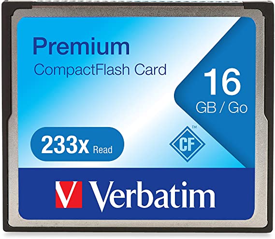 Verbatim 16GB 233X Premium Compact Flash Memory Card