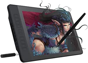 GAOMON PD1560 15.6 Inch IPS HD Screen Drawing Monitor Pen Display with 10 Shortcut Keys and 8192 Levels Wireless Digital Stylus