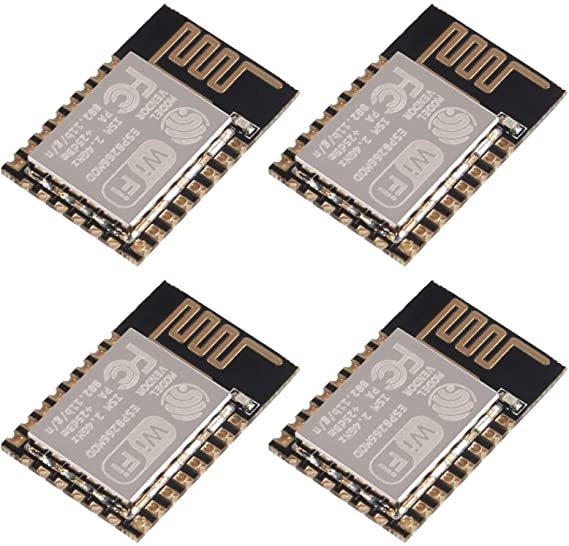 DORHEA 4PCS ESP8266 ESP-12E WiFi Serial Wireless Transceiver Module ESP12E Remote Port Development Board Support STA/AP/STA+AP Working Mode for Ardu-ino NodeMCU