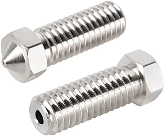 E3D V5 V6 Stainless Steel Volcano Nozzle M6 Thread Hotend Nozzles 0.4mm
