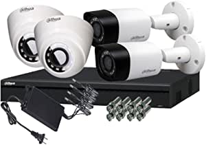Dahua Technologies Indoor Outdoor 1Megapixel 720P with Dvr 4 Channels Combo Camera