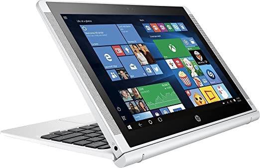 HP Pavilion x2 Detachable Laptop PC 10.1 Inch HD IPS Touchscreen Intel Quad-Core Atom x5-Z8300 32GB eMMC SSD 2GB RAM 802.11ac Wifi Bluetooth Windows 10-Silver