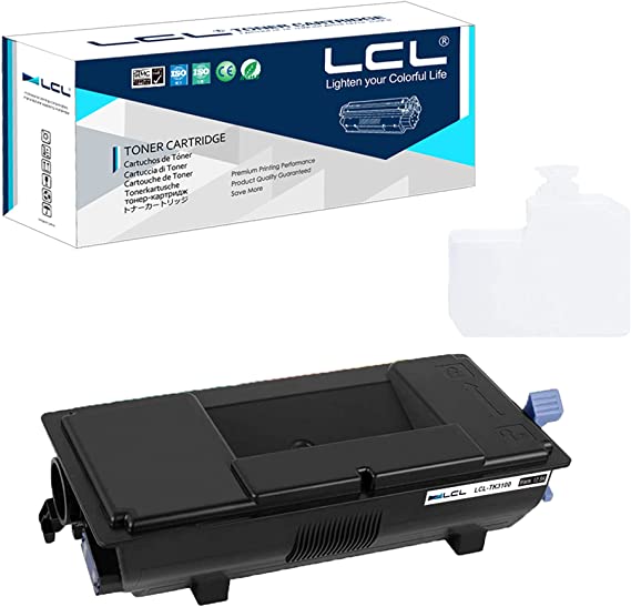 LCL Compatible Toner Cartridge TK3100K TK3100 TK-3100 1T02MS0NL0 12500Pages (1Black) Replacement for Kyocera FS-2100D Kyocera FS-2100DN Kyocera ECOSYS M3040DN and Kyocera ECOSYS M3540DN
