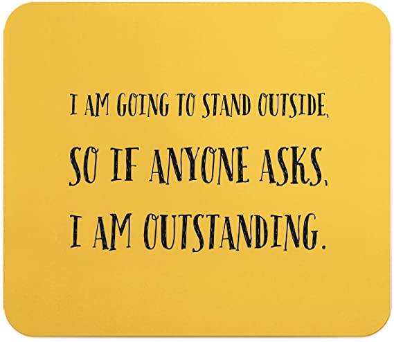 Loud Universe Outstanding Standing Outside s Motivation Rectangular Thick Flexible Mouse Pad