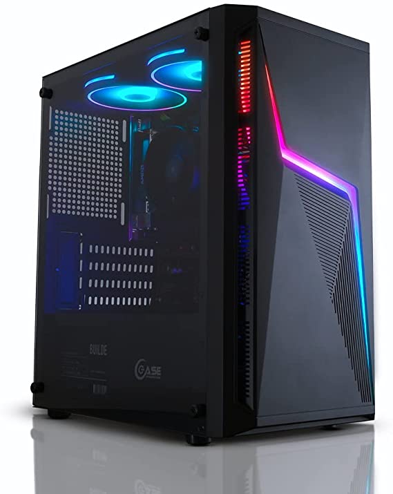 ADMI Gaming PC: Ryzen 5 5650G Pro 4.4GHz / RX Vega 7 Graphics / 16GB 3200MHz / 1TB HDD/Volt RGB Case + 500W Bronze PSU / 300 MbpsWifi/Windows 11