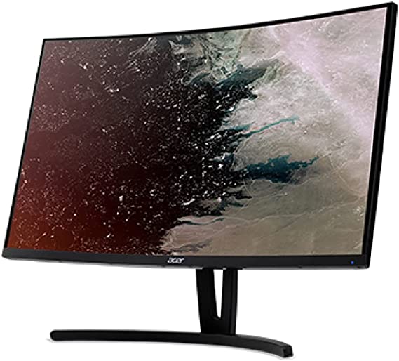 Acer Curved Gaming Monitor 27 Inches ZeroFrame Curved VA QHD 165Hz Freesync Premium 1ms(VRB) 2xHDMI DP MM Audio out HDR10 EU MPRII Black