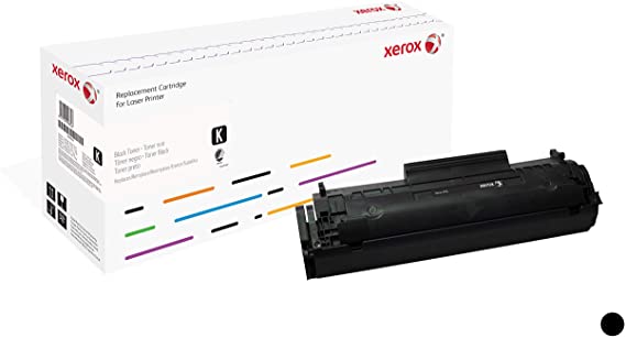 Xerox Compatible Black Toner Cartridge for Use in HP LJ 1010/1012/ 1015/1018/ 1020/1020 Plus/ 1022/3015/ 3020/3030/ 3050/ 3050Z/ 3052/3055/ M1005 MFP/ M1319F MFP equivalent to HP 12A / Q2612A