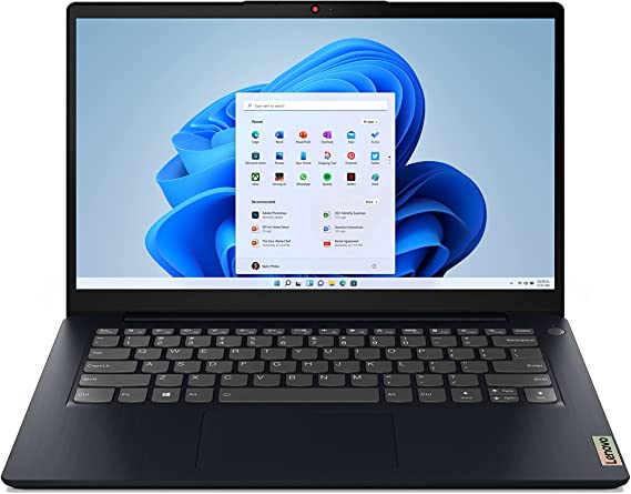 Lenovo Ideapad 3 14 14.0" Laptop, 14.0" FHD (1920 x 1080) Display, AMD Ryzen 5 5500U, 8GB DDR4 RAM, 256 SSD Storage, AMD Radeon 7 Graphics, Windows 11 Home, 82KT00GVUS, Abyss Blue