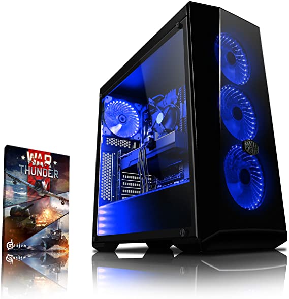 Vibox Gaming Desktop PC - (Blue) (Intel Core i5 8400 Processor, 8 GB RAM, 1 TB HDD, 8 GBNVIDIA GeForce GTX 1080 Graphics)