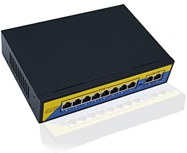 Switch POE Metal 10 Port (POE LINK 8 + 2 UP LINK) 120W